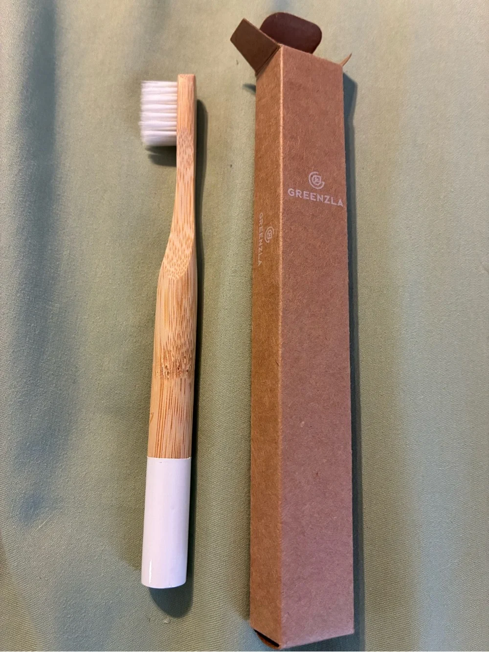 Greenzla Set of 6 Kids Bamboo Toothbrushes